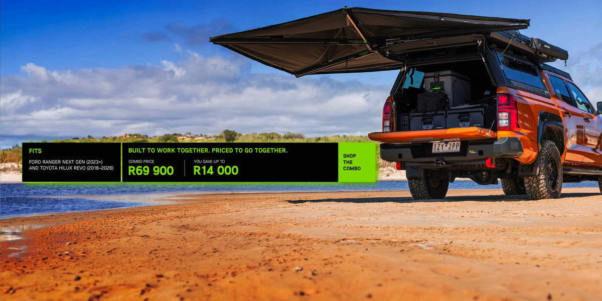 Build Your Basecamp: One Canopy, One Drawer Kit, One Price