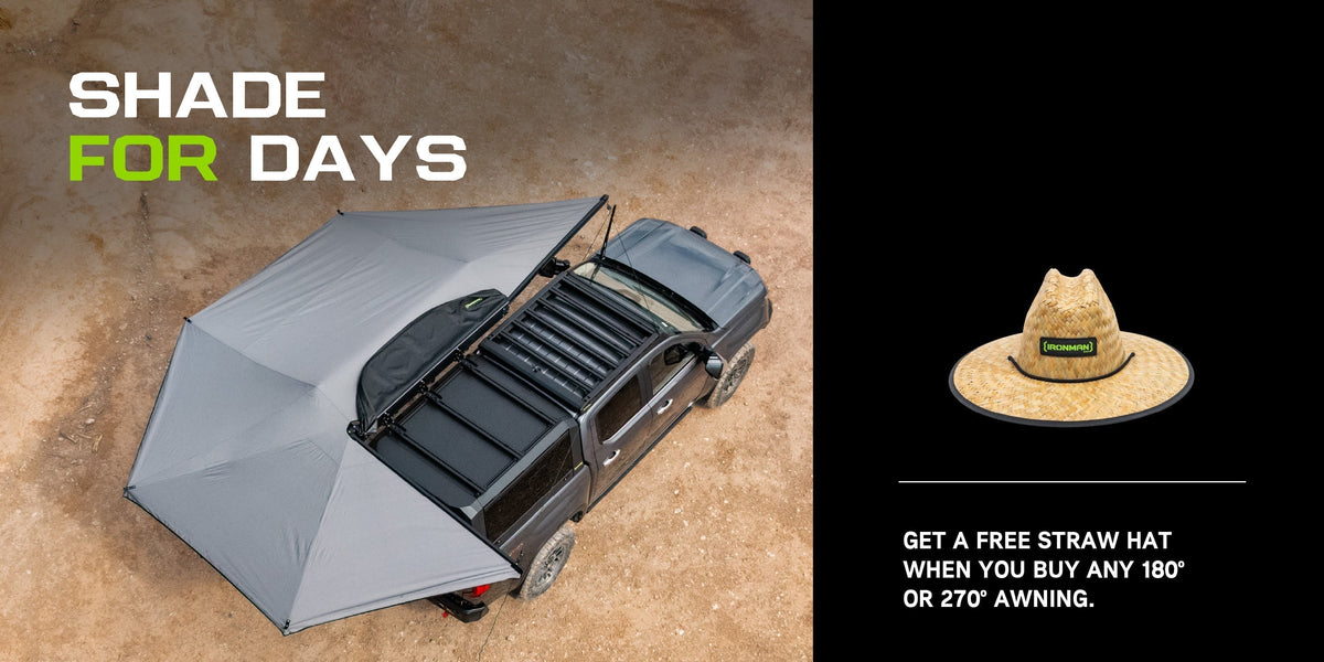 Shade for Days: Get a Free Murray Straw Hat With Every 180º or 270º Deltawing Awning