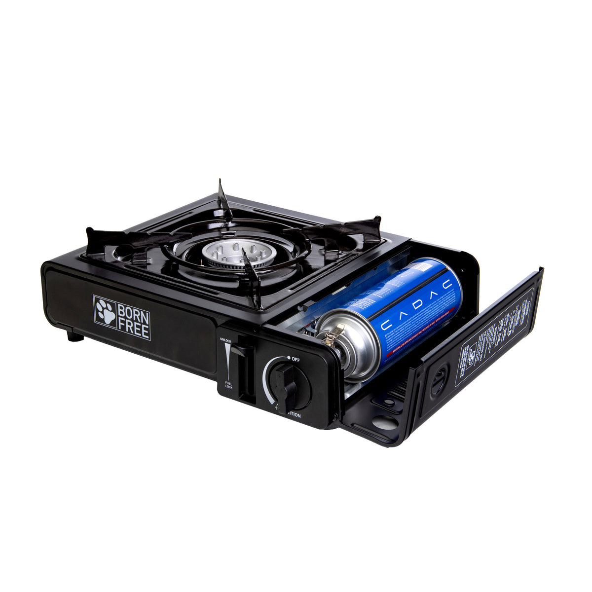 Born Free Portable Gas Stove (use with 220g Gas Cartridge)
