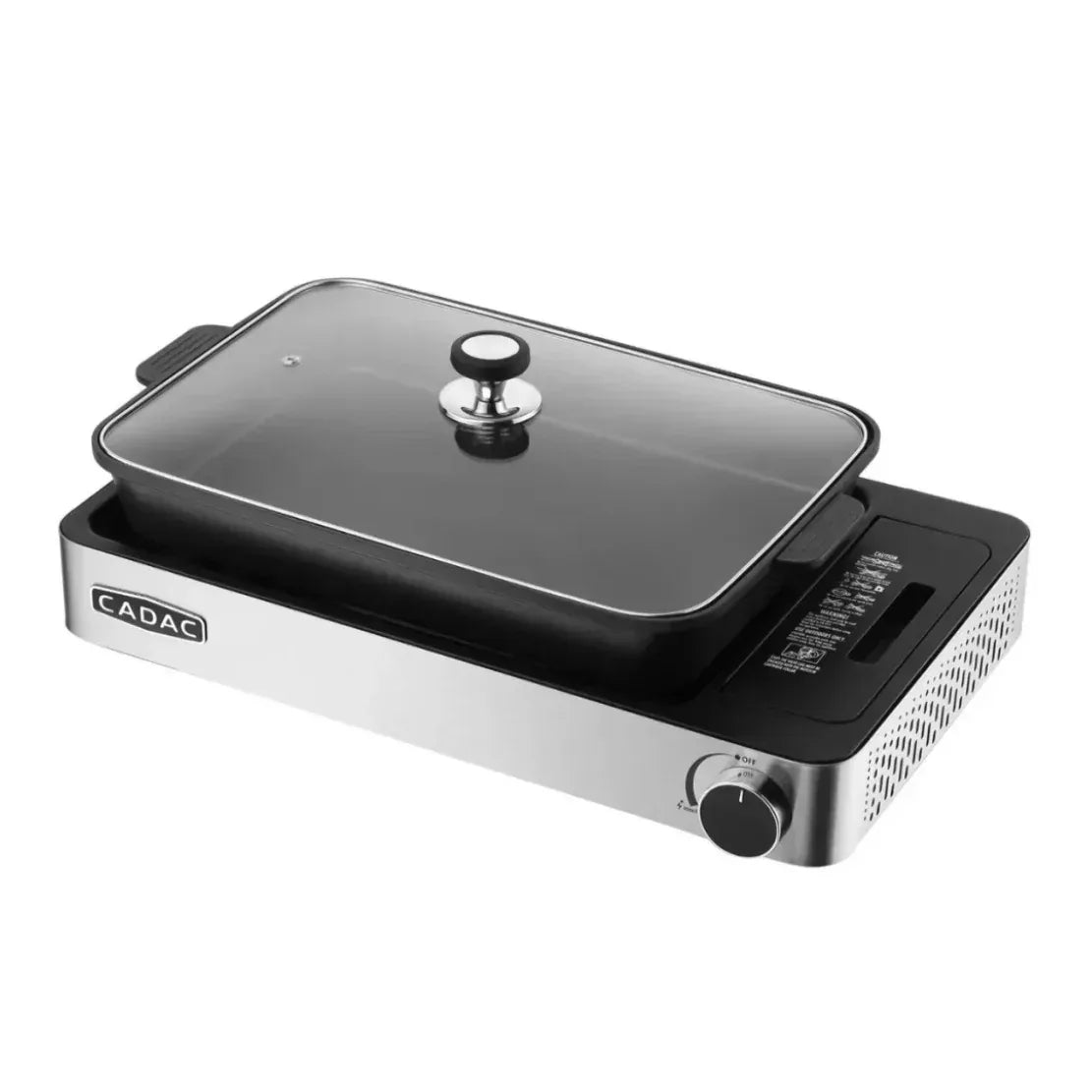 Portable Pan Plug In CADAC Portable Frying Pan – Non-Stick Outdoor Cooking Pan for Camping ...