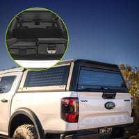 RAID Canopy Glass & Mixed Height LHS Drawer Combo