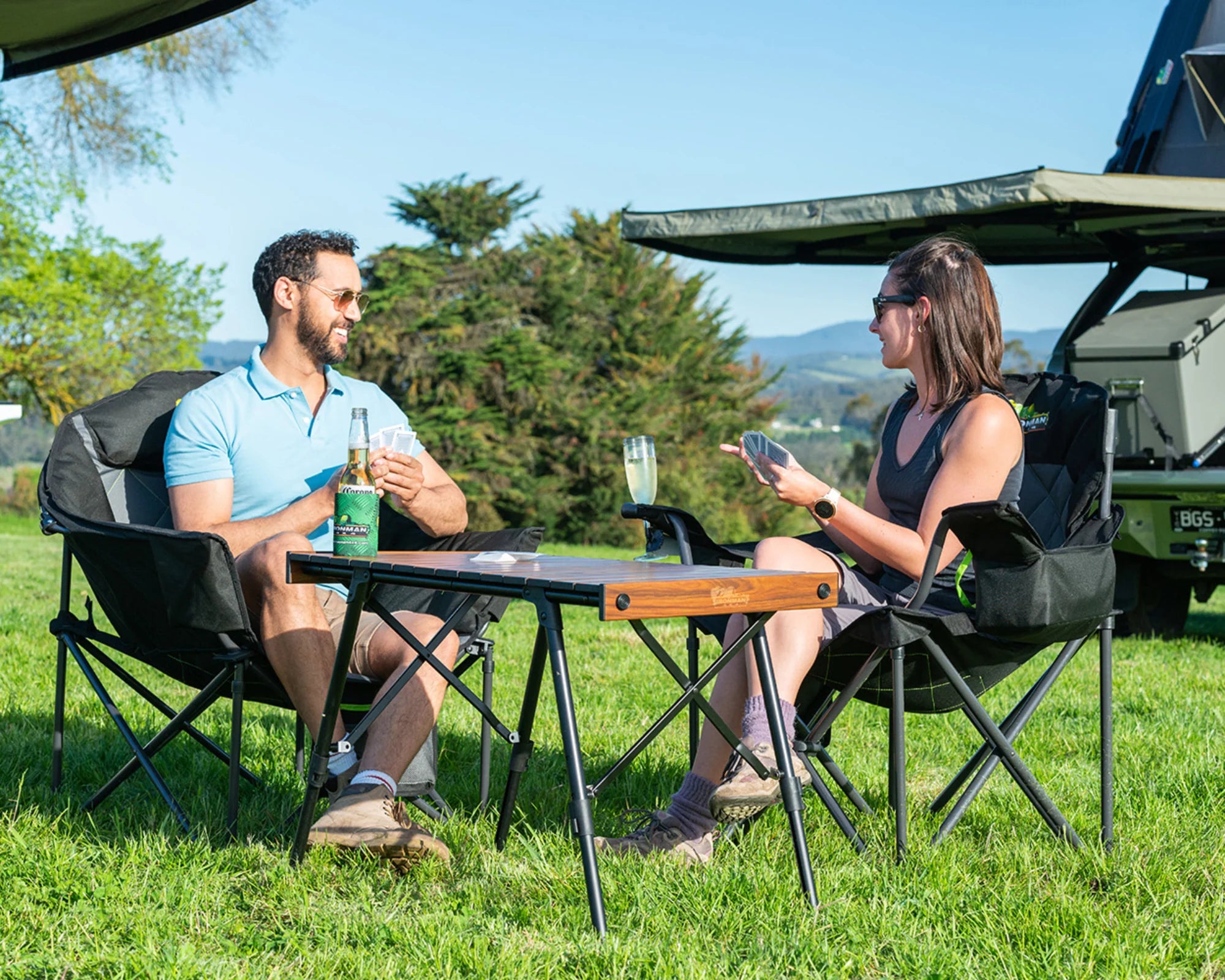 Club Lounge Quad Fold Camp Chair