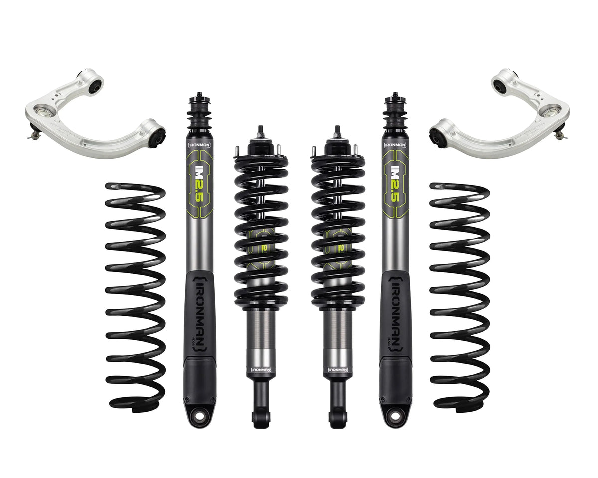 IM2.5 Monotube suspension kit with coilover struts, shocks, control arms and coil springs