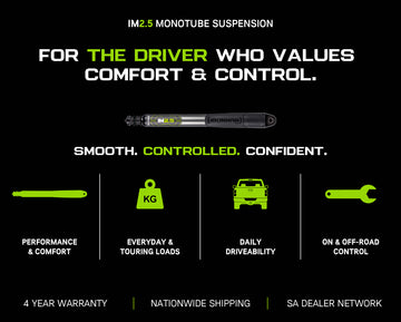 IM2.5 Monotube suspension for drivers who value comfort and control: everyday touring loads and daily driveability