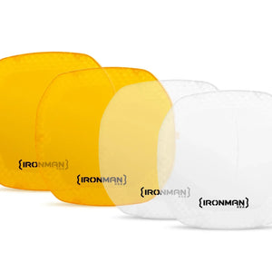Amber and clear lens covers for IRONMAN 4x4 NEO 7 inch driving lights