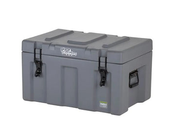 Grey IRONMAN 4x4 Maxi-Case 100L storage case with latches