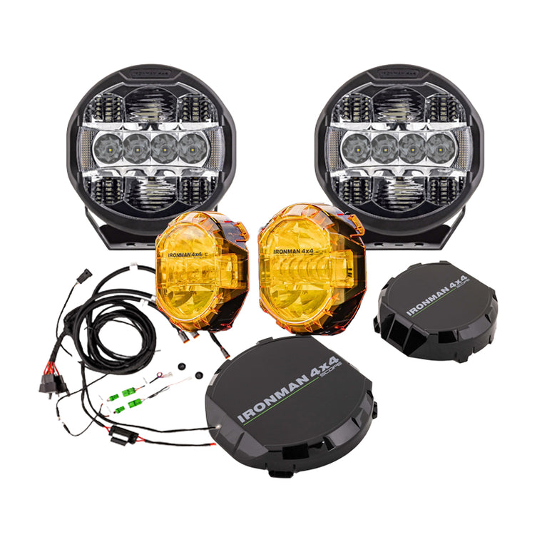Scope Driving Light Kit (7", Spot Beam)