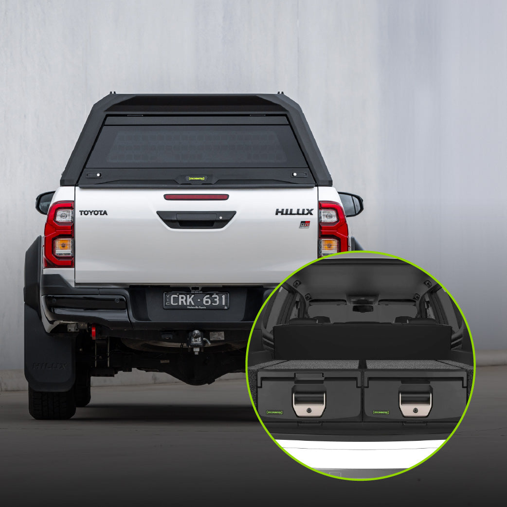 RAID Canopy Glass & Full Height Drawer Combo