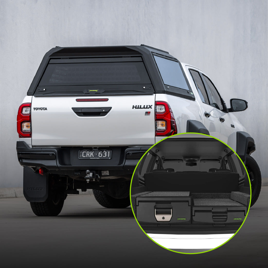 RAID Canopy Hybrid & Mixed Height RHS Drawer Combo
