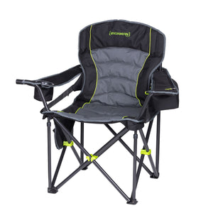 IRONMAN 4x4 King quad fold camp chair with padded seat and cup holder