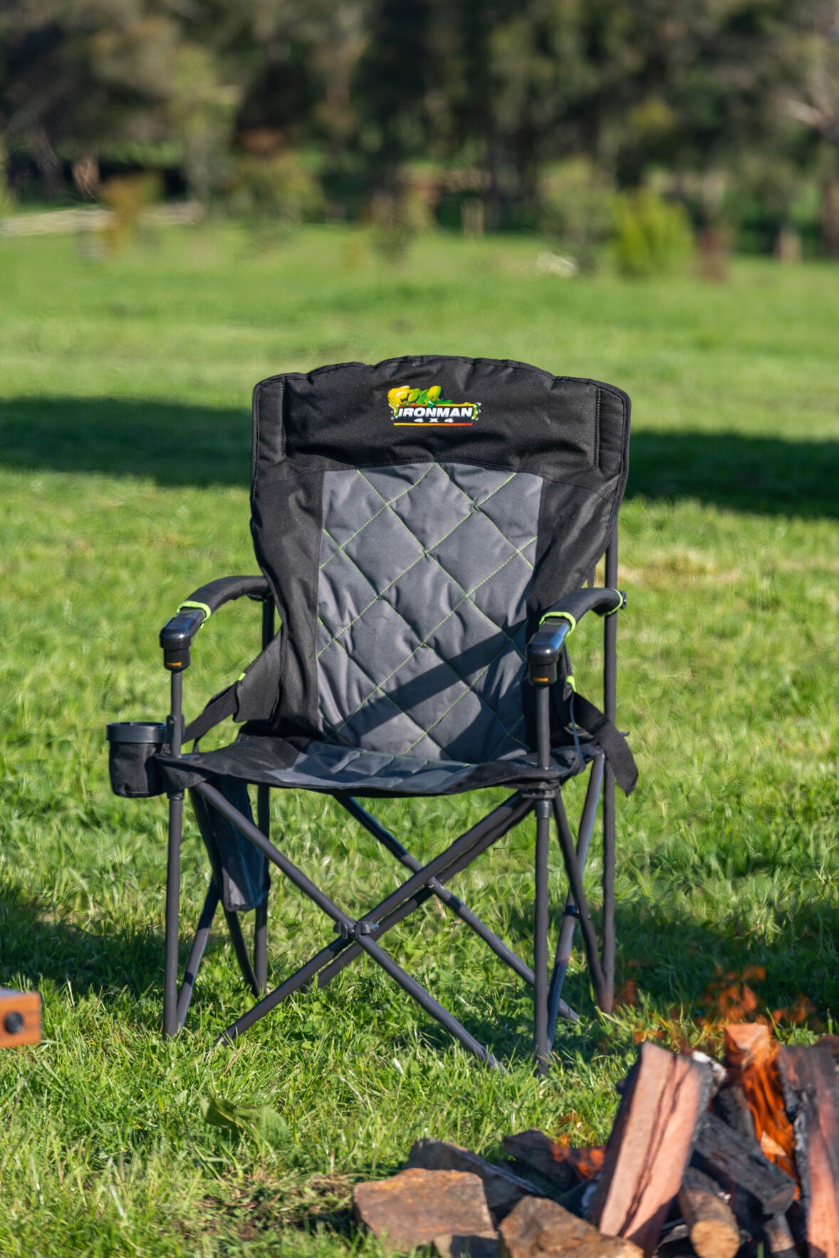 King Hard Arm Camp Chair