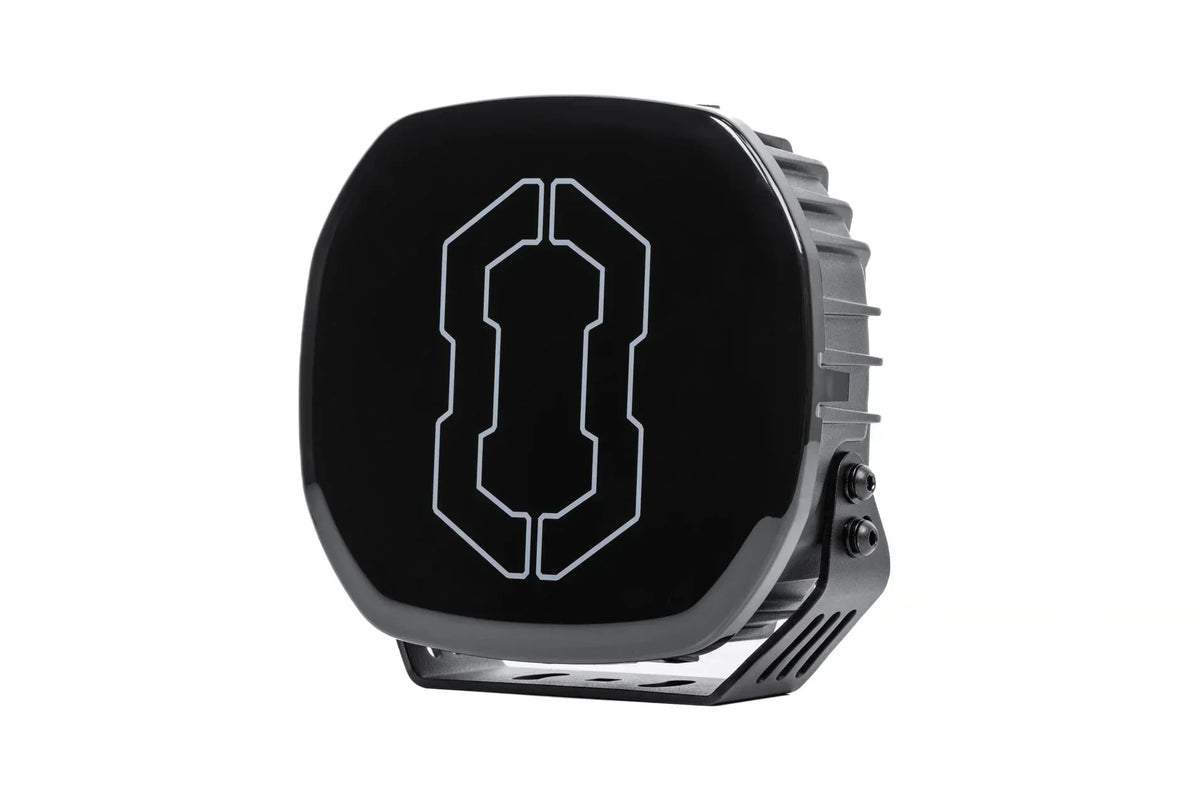 IRONMAN 4x4 Scope NEO 7 inch driving light with black cover and mounting bracket