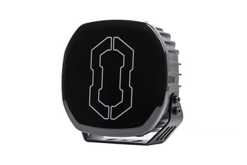 IRONMAN 4x4 Scope NEO 7 inch driving light with black cover and mounting bracket