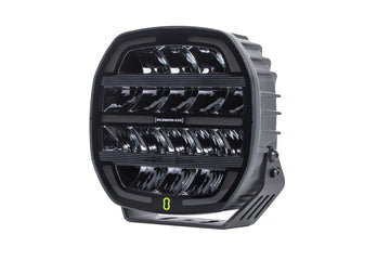 IRONMAN 4x4 Scope NEO 9 inch driving light, front three-quarter view
