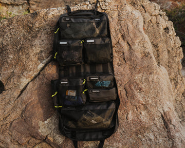XPLR Duffel Modular Hanging Travel Bag - Black