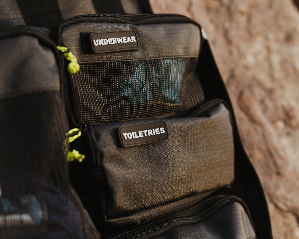 XPLR Duffel Modular Hanging Travel Bag - Black