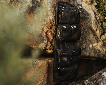 XPLR Duffel Modular Hanging Travel Bag - Black