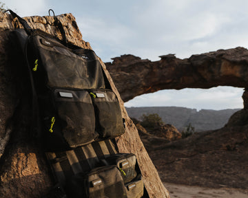 XPLR Duffel Modular Hanging Travel Bag - Black