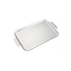 CADAC stainless steel grill pan with perforated base