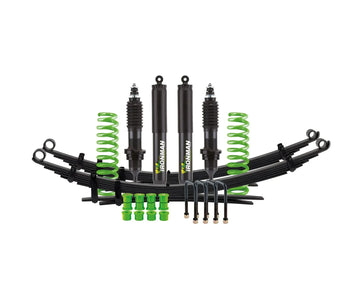 Foam Cell Pro suspension kit for Toyota Hilux GD-6 with struts, shocks, coil springs and leaf packs, medium load rating