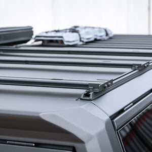 RAID canopy load bars fitted to the roof of a canopy