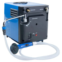 CADAC Maxx Celcius portable gas water heater with hose and shower head